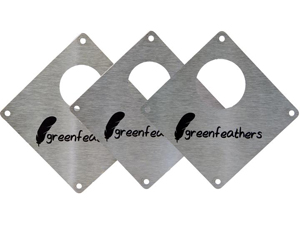 Bird Box Protective Stainless Steel Plate Bird Box Protective Stainless Steel Plate