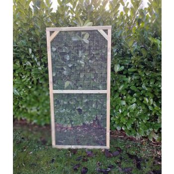 Pressure treated timber framed Aviary panel - 6' x 3' - with galvanised wire mesh 1/2" X1/2" - 19 gauge