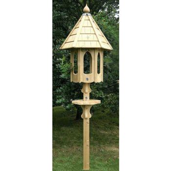 Southwold Natural Bird Table - Pressure Treated Pine - H225 cm