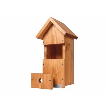Deluxe Alpine 450 Chalet Style Birdbox with Tripple Front Design - L47 x W25 x H19 cm
