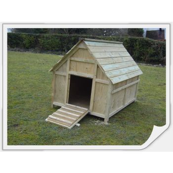Extended Goose House - L182.9 x W121.9 x H129.5 cm