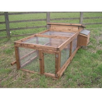 Poultry House with Run for Ducks