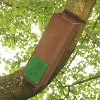 Tawny Owl Nest Box - Plywood - L21.5 x W21.5 x H80 cm
