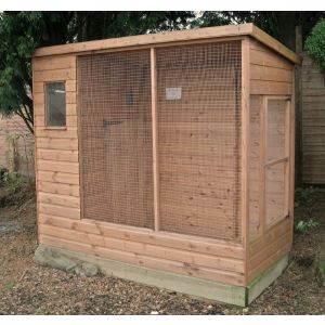 Buttercup All Weather Outdoor Bird Aviary Pet Cage 8' x 4'