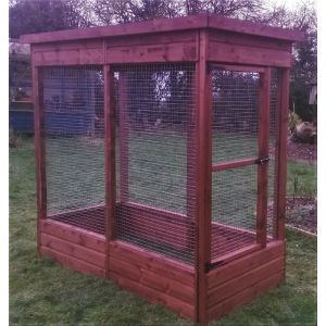 Buttercup Display Aviary 6' x 6' x 6' Outdoor Bird Aviary or Pet Cage
